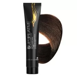 Фото SUPERLATIVE крем-фарба для волосся аміачна 5.3 СВІТЛО-КАШТАНОВИЙ ЗОЛОТИСТИЙ, 100 мл - 1