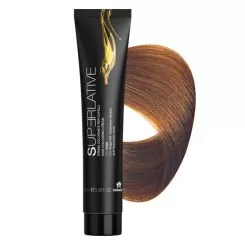 Фото SUPERLATIVE крем-краска для волос аммиачная 7.3 БЛОНД ЗОЛОТИСТЫЙ, 100 мл - 1