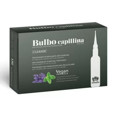 BULBO CAPILLINA CLEANSE Ампулы против перхоти, сухой и жирной, 10*7,5 мл на www.farmagan.com.ua